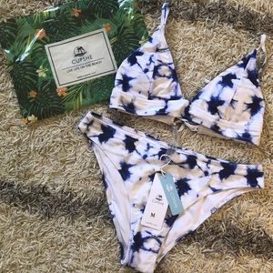 blue crush tie dye bikini